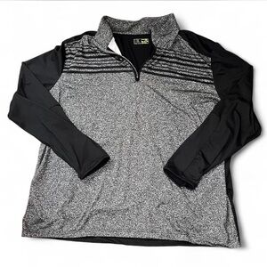 Black and grey PGA Tour quarter zip pullover size xxl